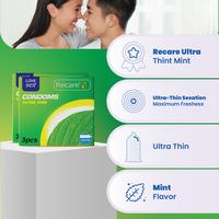 Gambar Kondom Recare Ultra Thin 3 pcs - Super Tipis & Nyaman Dipakai dari Menteng Farma undefined 4 Tokopedia