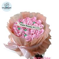 Gambar BigBossCakery FLOWER BOUQUET CAKE BUKET BUNGA GRADUATION ANNIVERSARY - lapsur 2 lapis, 20cm dari Big Boss Cakery undefined 1 Tokopedia