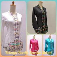 Gambar Kebaya Bordir Kartini Melati dari KEBAYA CANTIK GAYA BARU undefined 1 Tokopedia