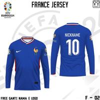 Gambar Viral Jersey kaos sepak bola timnas prancis baju piala eropa jerman 2024 lengan panjang - celana anak, S dari Toko Tini ! undefined 1 Tokopedia