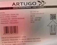 Gambar ARTUGO Digital Portable Dish Washer mesin cuci piring buah sayur  CD 1742 AB (Defect) dari kamarmandiku.com undefined 3 Tokopedia