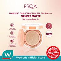 Gambar Esqa Flawless Cushion Serum SPF 50+ PA++++ Velvet Matte Milkshake 15g dari Watsons Indonesia Official Store undefined 1 Tokopedia