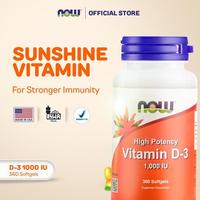Gambar NOW Foods, Vitamin D-3 1000 IU, 360 Softgels - 360 softgel dari Emran Clean ID undefined 5 Tokopedia