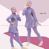 Gambar New Baju renang anak perempuan muslim pakaian renang anak tanggung sd wanita baju renang anak perempuan muslimah baju renang anak perempuan tanggung baju berenang muslimah baju renang hijab anak Terlaris - C71, M dari aditshop-4 undefined 4 Tokopedia