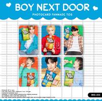 Gambar PHOTOCARD KOLEKSI TERBARU BOY NEXT DOOR X TOSTOS BAHAN TEBAL LAMINASI GLOSY DEPAN BELAKANG 2 SISI - 1SET ISI 6PCS dari Kaoskaoskuu.id undefined 3 Tokopedia