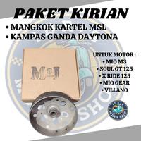 Gambar MANGKOK KARTEL MSL DAN KAMPAS GANDA DAYTONA MIO M3 / MIO SOUL GT 125 / X RIDE 125 / VILLANO / MIO GEAR - MANGKOK+KAMPAS dari Idris motor shop undefined 5 Tokopedia