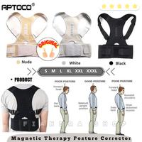 Gambar Magnetic Therapy Posture Corrector Brace Shoulder Back Support Belt - S - HITAM dari Fiandralife undefined 1 Tokopedia
