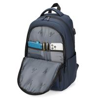 Gambar Tas Ransel Laptop Navy Club CEE - Tas Pria Wanita Backpack USB Port - Abu-abu dari Navy Club undefined 5 Tokopedia