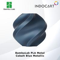 Gambar 3D Printer Filament BambuLab PLA Metal Finish Effect Filament 1.75mm-1Kg - Cobalt Blue dari IndoCart HM2 undefined 5 Tokopedia