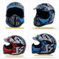 Gambar Helm JS Cakil Retro Motif Cross Over Premium Full Face SNI List Chrome Pet Transparan Vintage Jap Style - Cross Over Red dari Cmstoremakassar undefined 1 Tokopedia