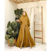 Gambar Gamis Syar'i Set Khimar Cringkle Airflow Premium - Fashion Muslim Wanita Ukuran Jumbo M - L – XL - XXL - 3XL - Baju Muslimah Elegan - Baju Pesta Syar'I - Model Gamis Terbaru - Baju Lebaran - Busana Muslim Seragam Pengajian Gamis Syar'i Terlaris - Milo, M dari Bruscco colection undefined 5 Tokopedia