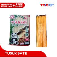 Gambar Tusuk Sate Bambu kualitas bagus dan kuat 500gr - 100gr dari TRIO Frozen undefined 1 Tokopedia