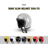 Gambar RIMC Helm 500-Tx Slim Helmet / Helm Slim Head / Retro Slim - Silver Glossy, L - XL dari Illyra Trove undefined 1 Tokopedia