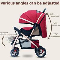 Gambar [Garansi 30 Tahun]Stroller Baby 2-way Lipat Kereta Dorong Bayi 0-6 Tahun Sepeda Motor Dapat Dibawa dari jagsjc undefined 5 Tokopedia