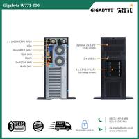 Gambar Gigabyte Rack GPU Workstation Server 4U Single AMD Ryzen Threadripper PRO 5000 3000 WX Series Processors   with Up to 8 x 3.5" 2.5" SATA hot-swappable bays W771-Z00 Support GPU GPU Nvidia RTX A4500  RTXA5000 RTXA6000 Pro W6600 Pro W6400 Dual Power Supply dari SRITEI undefined 2 Tokopedia