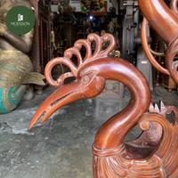 Gambar Patung Ukir Kayu Burung Rangkong Madura Lawas Jadul dari moessongallery undefined 2 Tokopedia