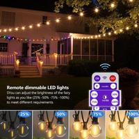 Gambar 15 Meter 30 Lampu LED Tenaga Surya Panel Listrik Fitting Kabel Tahan Air Dekorasi Cafe Lampu Outdoor - 7 Meter 10 LED dari Jaya MyPets undefined 5 Tokopedia