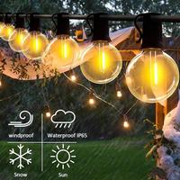 Gambar 15 Meter 30 Lampu LED Tenaga Surya Panel Listrik Fitting Kabel Tahan Air Dekorasi Cafe Lampu Outdoor - 7 Meter 10 LED dari Jaya MyPets undefined 3 Tokopedia