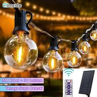 Gambar 15 Meter 30 Lampu LED Tenaga Surya Panel Listrik Fitting Kabel Tahan Air Dekorasi Cafe Lampu Outdoor - 7 Meter 10 LED dari Jaya MyPets undefined 1 Tokopedia