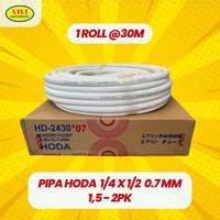 Gambar PIPA AC HODA 2430 1/4 x 1/2 TEBAL 0,7 1,5 PK- 2 PK 1 ROLL @30 meter dari Vivi Electrindo Official undefined 1 Tokopedia