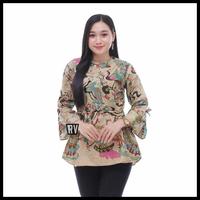 Gambar BATIK WANITA | BAJU BATIK LD 130 | BATIK LD 120 | ATASAN BATIK WANITA BIG SIZE JUMBO MURAH | BATIK PEKALONGAN ORI | BLUS BATIK JUMBO LD 130 | BLOUSE | ATASAN WANITA | PAKAIAN WANITA | SERAGAM KEKI PNS WANITA | SERAGAM KELUARGA PERNIKAHAN | BLOUSE CRINKLE - SENO BIRU, M dari HOXIX undefined 1 Tokopedia
