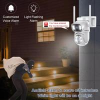 Gambar LS VISION 8MP Dual Screens WiFi Security Camera Outdoor 4K Dual Lens PTZ Onvif Auto Tracking IP66 Waterproof CCTV Cameras iCSee - 8MP No TF Card, EU Plug dari serasawera 52 undefined 4 Tokopedia