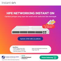 Gambar HPE Networking Instant On Switch 48p Gigabit 4p SFP+ 1930 JL685A - RSVLC-1905 dari Panca Putra Solusindo undefined 1 Tokopedia