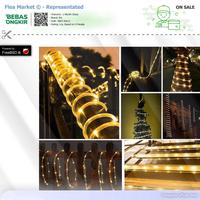 Gambar ANBLUB Lampu String Dekorasi RGB Solar Power 100 LED 12 Meter LISM-10 - Multi Warna, Etc dari Flea-Markets undefined 1 Tokopedia