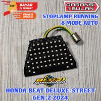 Gambar Lampu Stoplamp Running Honda Beat Terbaru Deluxe Gen2 2024 8 Mode Auto - FULL MERAH dari BLD21_SPEEDSHOP undefined 2 Tokopedia