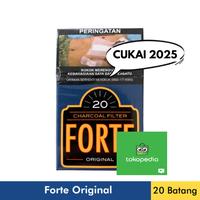 Gambar Rokok Forte Original 20 Batang / Djarum Charcoal Filter Biru Kecil Pak - Ben Motoshop dari foodiestuck undefined 1 Tokopedia