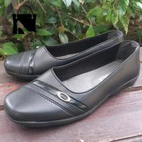 Gambar Sepatu Pantofel "Trep F.1" Flat Shoes Hitam Tanpa Hak Kerja Guru Wanita - Hitam, 37 dari C.Lookss undefined 2 Tokopedia
