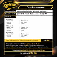 Gambar Cetak DTF Meteran / Sablon Digital / Print Digital Transfer Film Murah dari Panama Digital Printing undefined 4 Tokopedia