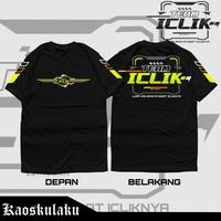 Gambar TSHIRT TEAM ICLIK vol 1 ATAU KAOS DISTRO RACING BAHAN KATUN CVC ADEM DAN GAK BIKIN GERAH - HITAM, M dari Kaoskulaku_NEW undefined 5 Tokopedia