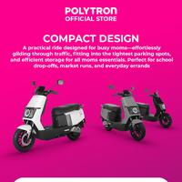 Gambar POLYTRON Fox 200 Electric Sepeda Motor Listrik - OTR  Aceh, Medan, Padang, Pekanbaru, Palembang, Lampung, Banjarmasin, Pontianak, Mataram, Manado - Milky White, Samarinda dari Polytron EV undefined 3 Tokopedia