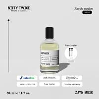 Gambar Nifty Twice Zayn Musk EDP Parfum Pria – Tahan Lama  Wangi Segar Soft Powdery Dan Maskulin - ZAYN MUSK, 50 ML dari NIFTY TWICE PARFUME undefined 1 Tokopedia