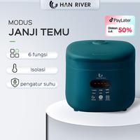Gambar 【EXCLUSIVE rizky.chikay】HAN RIVER Multifungsi Rice Cooker bisa tetap hangat / magiccom Portable rice cooker 1.2L 400W/wattrendah /Student VersionTravel version Rice Cooker - krem dari HANRIVER undefined 1 Tokopedia