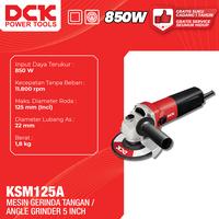 Gambar DCK Mesin Gerinda Tangan 5 Inch / Mesin Gerinda Listrik 5" / Gerinda Tangan Switch Samping 850 Watt / Grinda 5 Inch /  Angle Grinder KSM125A dari DCK Power Tools Indonesia undefined 3 Tokopedia
