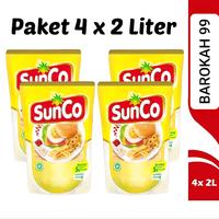 Gambar [ LIVE MENTOK 1.1 X BAROKAH 99 ] - MINYAK SUNCO ISI 4 POUCH KELAPA SAWIT PREMIUM goreng jual evoo sunco 5 liter promo 2 dari BAROKAH 99. undefined 1 Tokopedia