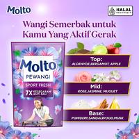 Gambar Molto Pewangi / Pewangi & Pelembut Pakaian / Pewangi Purple Sport Fresh / 765ml dari mmmartgrosir undefined 5 Tokopedia