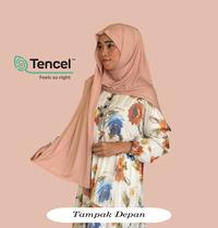 Gambar My Beutique - Hijab Pashmina Tencel Kaos Pasmina Dan Tencel Pashmina Rayon Oval Tencel - Soft Pink dari My Beutique undefined 2 Tokopedia