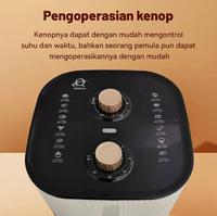 Gambar ALLIANCE Air Fryer 5L 1350W multifungsi Tombol Mekanis Anti Lengket Rendah Watt - Putih dari AllianceOfficialStore undefined 5 Tokopedia