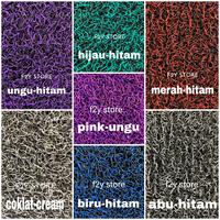 Gambar Karpet Sepeda Motor Listrik Exotic Cooltech AX / Goda 140D Premium, Alas Kaki, Pijakan Kaki - Ungu-Hitam dari F2Y Store undefined 5 Tokopedia