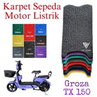 Gambar Karpet Sepeda Motor Listrik Exotic Groza TX 150, Alas Kaki, Pijakan Kaki - Hitam dari F2Y Store undefined 3 Tokopedia