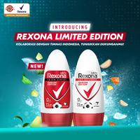 Gambar Rexona Men Garuda Timnas Edition DRY DEFENDER Anti-Perspirant Deodorant Roll On 40mL Twinpack dari Daily Care by Unilever undefined 4 Tokopedia