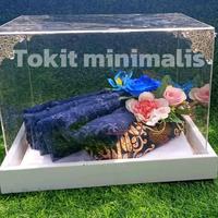 Gambar BOK kotak seserahan kayu jati belanda warna putih 1 set isi 4 Sintetis terbaru MEWAH seserahan lamaran - putih, plus siku dari Tokitminimalis undefined 2 Tokopedia