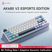 Ajazz AK680 V2 HE / AK-680 V2 HE 8K Hall Effect Magnetic Switch Gaming Keyboard - foto 4