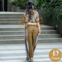 Gambar Setelan Batik Wanita Baju Dan Celana - Drupadi dari Drupadi Uniform undefined 4 Tokopedia