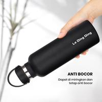 Gambar Le Ding Ding-Tumbler Stainless Steel Tumbler tahan panas dingin 24 jam Termos Tutup Bambu 500ml Vacuum - Hitam-500ml dari LeDingDing undefined 5 Tokopedia