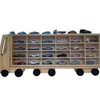 Gambar Rak Diecast isi 24 / Rak Kayu Mainan / Rak Display Truk Hotwheels dari Derry Kreasi undefined 5 Tokopedia