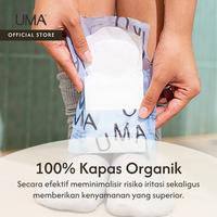 Gambar UMA Ultra Slim Regular Pads 24cm + Ultra Slim Overnight Pads 35cm | Pembalut Organik - Regular+Overnight, No add ons dari UMA Women undefined 4 Tokopedia